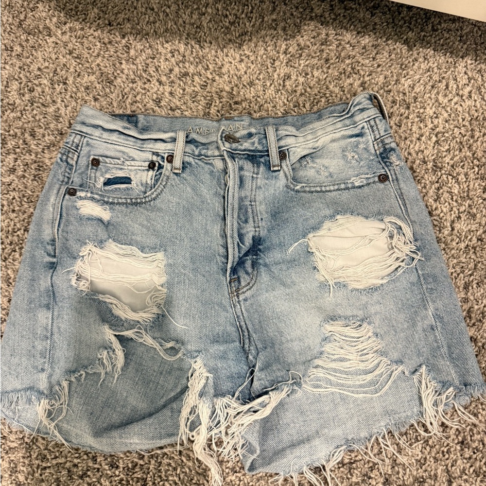 American Eagle Outfitters Light Blue Denim Shorts